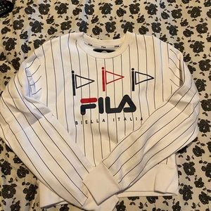 Authentic Fila Crop Crew Neck